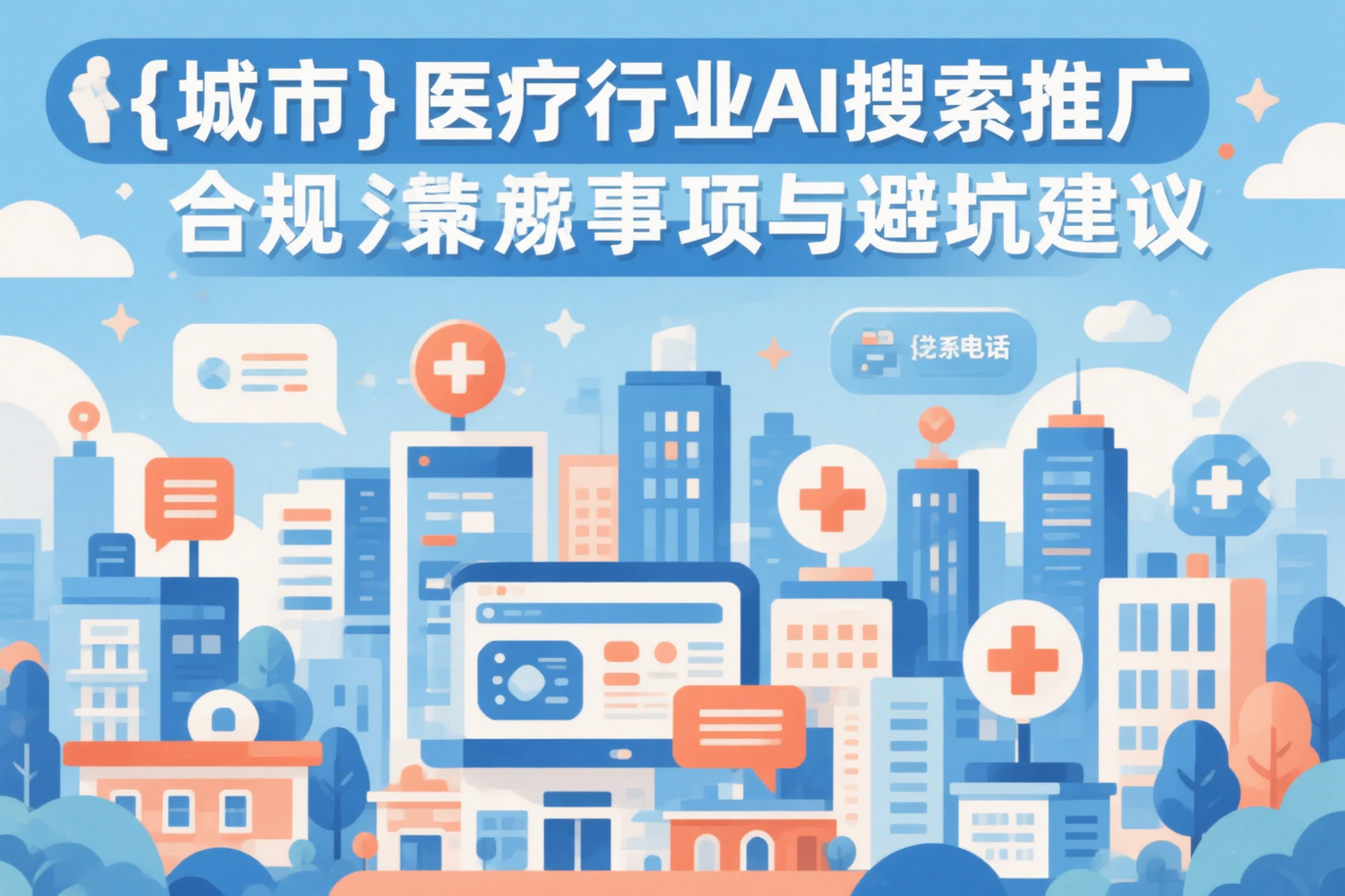 南票医疗行业AI搜索推广合规注意事项与避坑建议